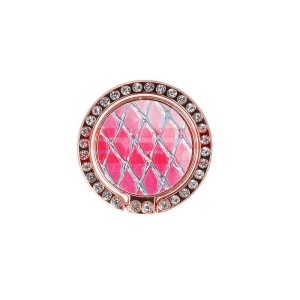 Stand suport adeziv tip inel Mosaic Pink