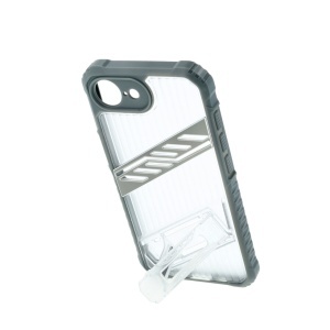 Toc TPU+PC Kickstand Xiaomi Redmi A3 Silver - Img 4