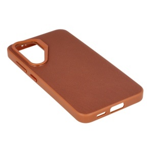 Toc TPU Vegan Leather Samsung Galaxy S24 Plus Brown - Img 3