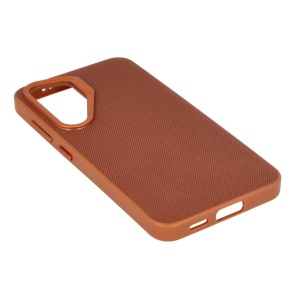 Toc TPU Vegan Leather Samsung Galaxy S25 Ultra Brown - Img 3