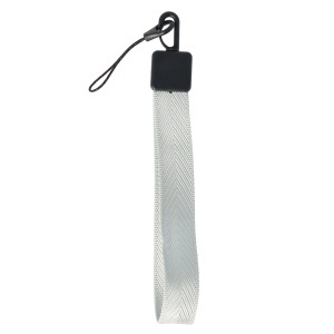 Accesoriu tip bratara textil pentru husa telefon mobil Silver - Img 2