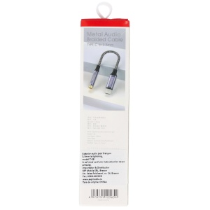 Adaptor audio jack 3.5mm - Type-C Tranyoo T-E8 - Img 2