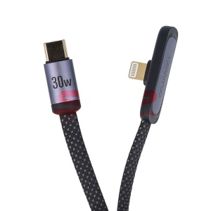 Cablu date 90 Angle Type-C - Lightning 30W Tranyoo CL-3 - Img 4