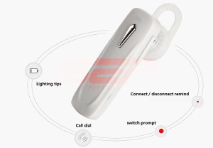 Casca bluetooth Crisp & Clear alba - Img 3