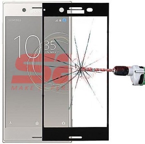 Geam protectie display sticla 3D Sony Xperia XZ BLACK - Img 2