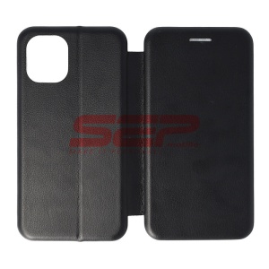 Husa FlipCover Round Apple iPhone 12 mini Black - Img 1