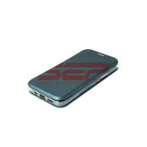 Husa FlipCover Round Apple iPhone 13 Sea Green - Img 3