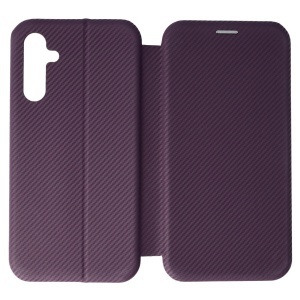 Husa FlipCover Round Carbon Samsung Galaxy A15 5G Plum