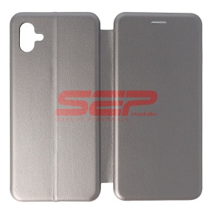 Husa FlipCover Round Samsung Galaxy A04 Fossil Grey