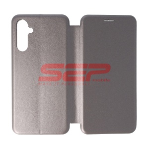 Husa FlipCover Round Samsung Galaxy A14 4G Fossil Grey