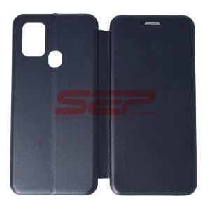Husa FlipCover Round Samsung Galaxy A21s Midnight Blue - Img 1