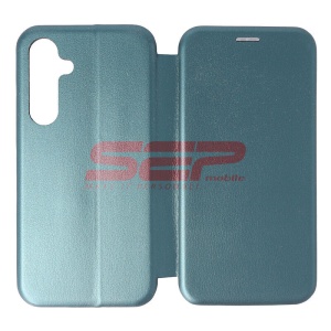 Husa FlipCover Round Samsung Galaxy S24 FE Sea Green