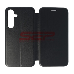 Husa FlipCover Round Samsung Galaxy S25 Plus Black