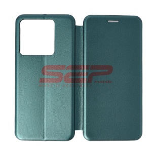 Husa FlipCover Round Xiaomi Redmi Note 13 Pro 5G Sea Green