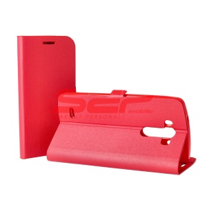 Husa FlipCover Stand Magnet LG K10 (2017) ROSU