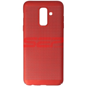 Husa Metallic Mesh Samsung Galaxy A6+ (2018) RED