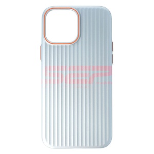 Husa PC Metallic Lines Apple iPhone 13 Pro Max Silver - Img 1