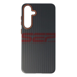 Husa PC Metallic Lines Samsung Galaxy S24 Plus Black - Img 1