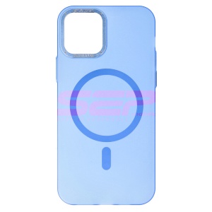 Husa PC MetalRing Magsafe Apple iPhone 12 Blue - Img 1