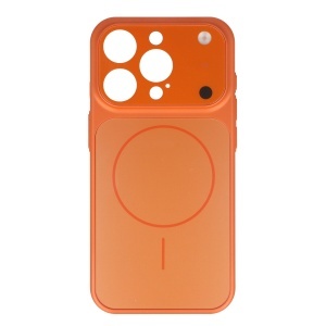 Husa PC Skin pentru transformare iPhone 15 Pro in iPhone 17 Pro Cosmic Orange
