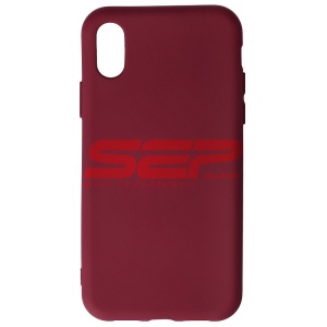 Husa silicon High Copy Apple iPhone X Burgundy - Img 1