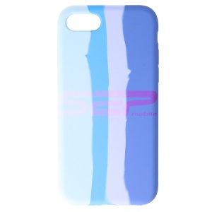 Husa silicon High Copy Rainbow Apple iPhone 8 No.04 - Img 1