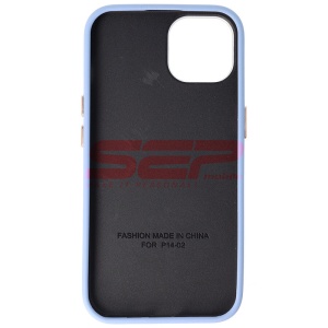 Husa silicon Liquid Cover Apple iPhone 14 Pro Sierra Blue - Img 2