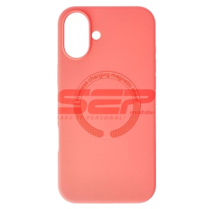 Husa silicon Mag Cover Apple iPhone 16 Plus Coral