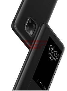 Husa Smart View Flip Huawei Mate 20 X Black - Img 5