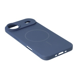 Husa Soft Silicone Magsafe Apple iPhone 17 Blue - Img 3