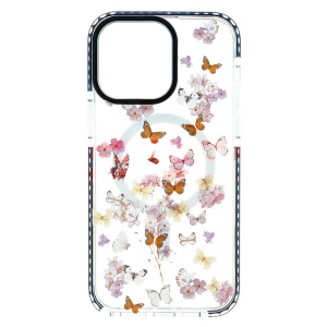 Husa TPU Flower Magsafe Apple iPhone 14 Pro Max Design 04 - Img 2