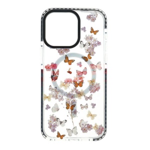 Husa TPU Flower Magsafe Apple iPhone 15 Pro Max Design 04 - Img 2