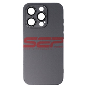 Husa TPU Frosted Glass Apple iPhone 15 Pro Graphite - Img 1