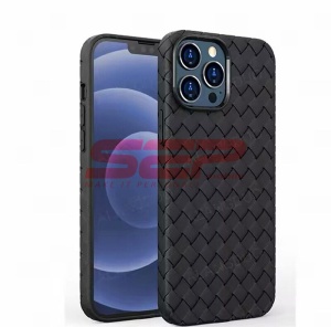 Husa TPU Leather Braided Apple iPhone 14 Plus Black - Img 1