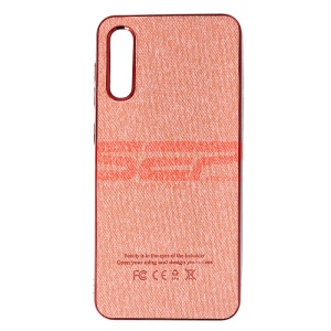 Husa TPU Leather Denim Samsung Galaxy A50 Rose Gold - Img 1