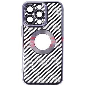 Husa TPU Luxury Carbon Fiber Apple iPhone 13 Pro Purple