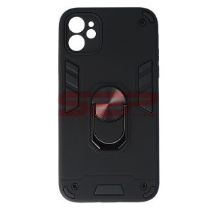 Husa TPU+PC Armor Ring Case Apple iPhone 11 Pro Max Black