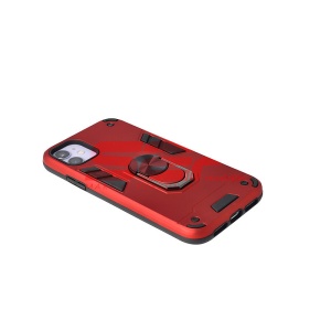 Husa TPU+PC Armor Ring Case Apple iPhone 12 Pro Max Red - Img 2