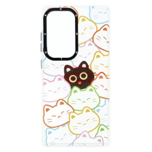 Husa TPU+PC Creative Case Samsung Galaxy S25 Ultra Meow - Img 1