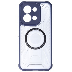 Husa TPU+PC Geometric Xiaomi Redmi 15C 5G Blue - Img 2