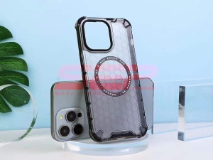 Husa TPU+PC Honeycomb Magsafe Samsung Galaxy A54 Black - Img 2