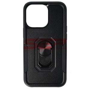 Husa TPU+PC Shockproof Ring Case Apple iPhone 13 Pro Black