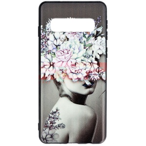 Husa TPU+PC UV Print 3D Samsung Galaxy S10 Lady - Img 1