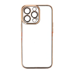 Husa TPU Plating Frame Apple iPhone 13 Pro Gold - Img 2