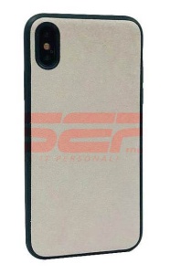 Husa TPU Velvet Apple iPhone X / XS Silver - Img 2