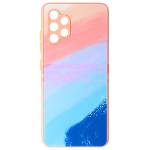 Husa TPU Watercolor Glass Samsung Galaxy A32 Multicolor - Img 1