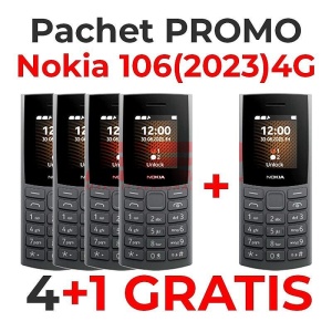 Pachet promo Nokia 106(2023) 4G 4 + 1 GRATIS !!!