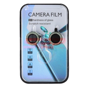 Protectie sticla camera foto Diamonds Metal Apple iPhone 13 Green