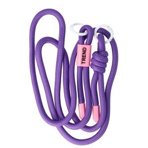 Snur textil dublu telefon mobil Electric Purple