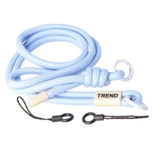 Snur textil dublu telefon mobil Sky Blue - Img 3